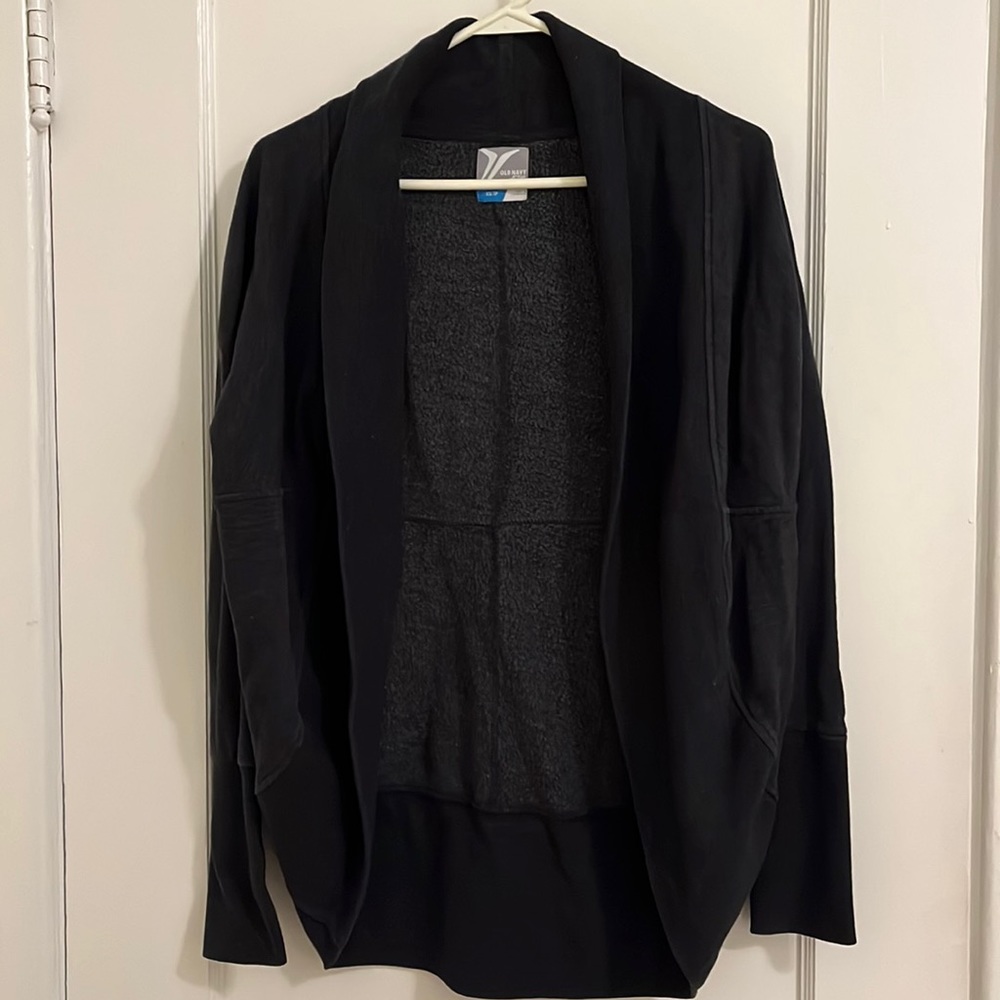 Old Navy athletic sweater. Size XS. Charcoal grey.